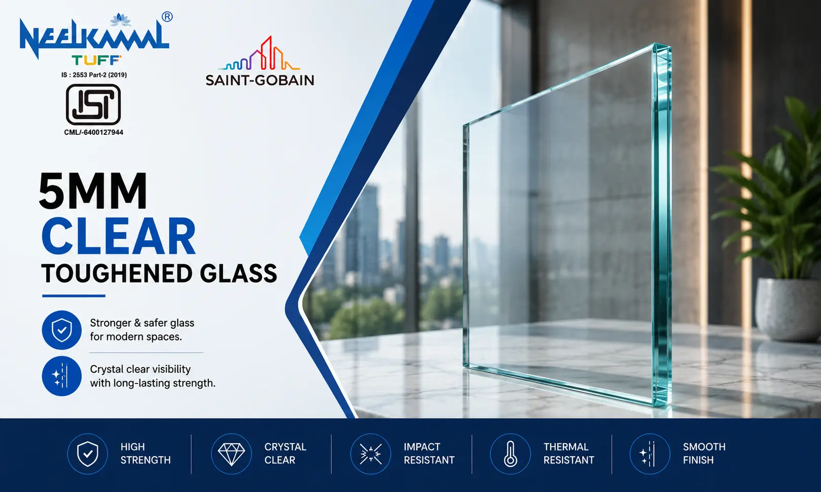 5 TOUGHENED GLASS 5 TOUGHENED GLASS