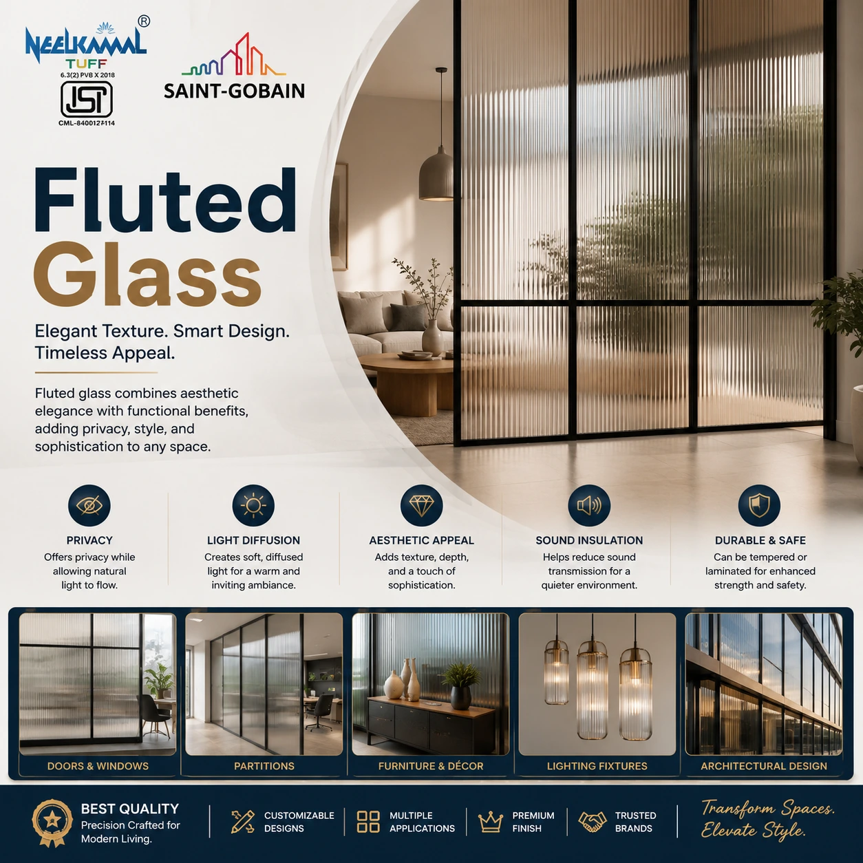 Fluted-Glass